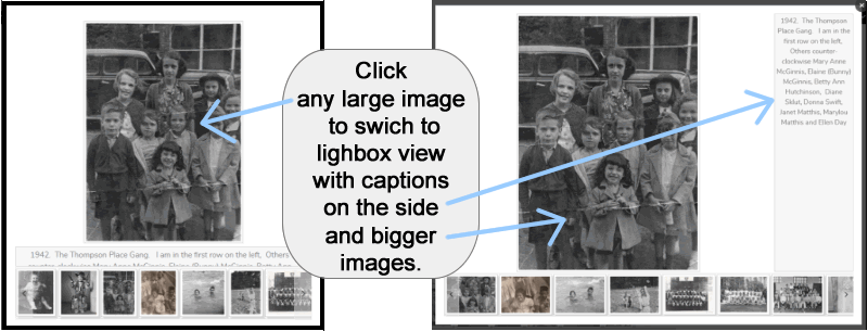 ligthbox captions