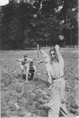 1945 Baseball enlarged