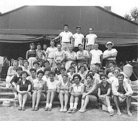 1956 JCC Day Camp Staff enlarged