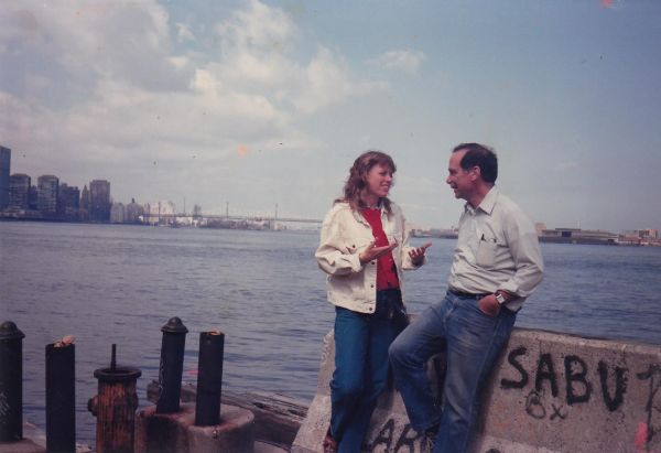 1986 With Linda Coney Island