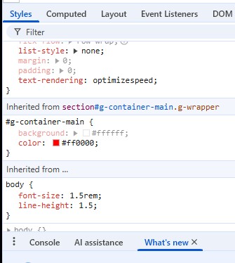 genes font settings